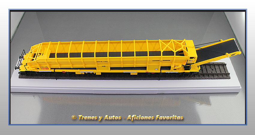 Vagón de transporte y unidad de silo MFS 100 - Plasser & Theurer